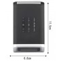 DrPhone IT05 - 4 Poorten Batterij Oplader – Led Display - Battery Charger – Zwart