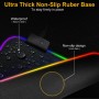 DrPhone QWR Muismat – Muismat – RGB Verlichting – Gaming – Mousepad – Extra groot -