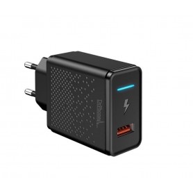 DrPhone HALO 18W Qualcom 3.0 Quick Charge - Snel Lader met LED indicator – Wit