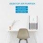 DrPhone Air01 - Luchtreiniger met HEPA filter – 3 in 1 - Air Purifier- Zilver