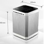 DrPhone Air02 - Luchtreiniger – Ionizer - Kantoor – Huis – Rook - Pollen – Air Purifier – Zilver