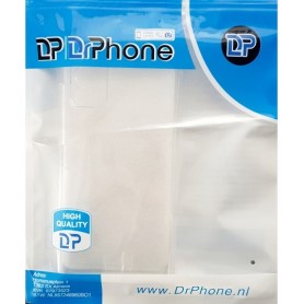 DrPhone Samsung Note 20 Dual TPU Case - 360 Graden Cover - Voor en Achter Volledig Bescherming - Transparant ( Geen Stippels)