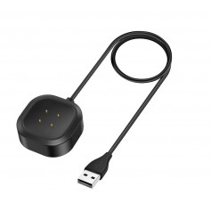 DrPhone Kabel – USB Oplader - Adapter + Dock - Laadkabel – Geschikt voor Fitbit Versa 3 / Fitbit Sense -1 Meter