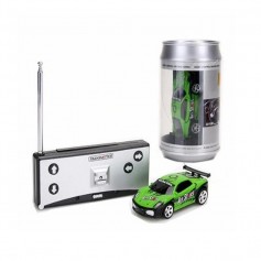 DrPhone TinyCars - Sport R/C Racer Radio Besturing - RC Micro Racing Bestuurbare Auto Inclusief Pionnen - Yellow Thunder