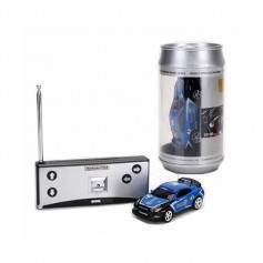 DrPhone TinyCars - Sport R/C Racer Radio Besturing - RC Micro Racing Bestuurbare Auto Inclusief Pionnen - Blue Storm