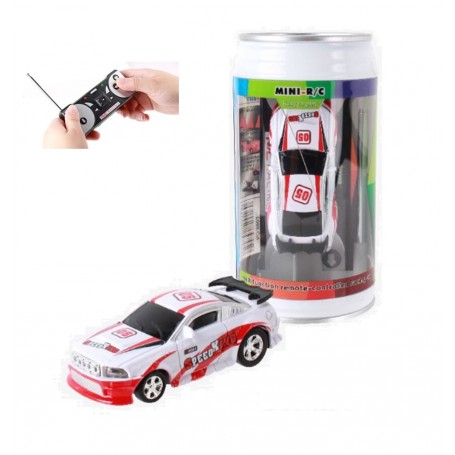 DrPhone TinyCars - Sport R/C Racer Radio Besturing - RC Micro Racing Bestuurbare Auto Inclusief Pionnen - Red Hurricane