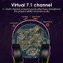 DrPhone GH10 Gaming Headset met RGB - 7.1 surround sound met ruis onderdrukkende microfoon – voor o.a PS4/PS5/GamePC