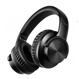 DrPhone WHB8 – Wireless Koptelefoon – Extra Bass – Bluetooth 5.0 – Wired – 40H Speeltijd - Over Ear – Zwart