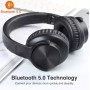 DrPhone WHB8 – Wireless Koptelefoon – Extra Bass – Bluetooth 5.0 – Wired – 40H Speeltijd - Over Ear – Zwart