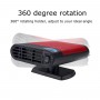 DrPhone HeatAir - 3 in 1 Verwarming / Koeler / Luchtverfrisser Voor Auto - Sneller Ramen Ontdooier - Geur Verwijderen - Rood