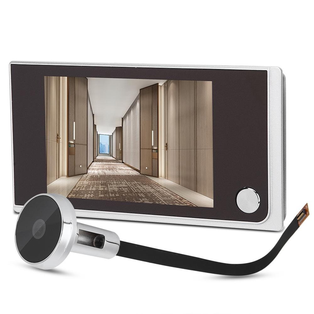 server Ontslag Gelukkig DrPhone Visual Series 2 - Visual Door Viewer – HD – Deur Camera – 120  Graden Camera – 3.5 Inch LCD