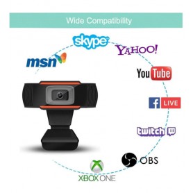 DrPhone PIXL – Webcam Desktop Computer XBOX en Laptop PC – 1080P – HD -Microfoon – 110 Graden