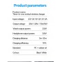 DrPhone H18 – 3 in 1 Draadloze lader – iPhone 8 en Hoger 15W – +3.0QC ADAPTER - Zwart