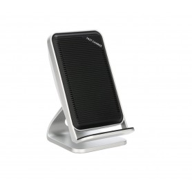 DrPhone SC901- Fast Draadloze Standhouder Dock - Voor iPhone 8 Plus X /XR /XS MAX -Samsung - 10 W Draadloze Oplader – Grijs.