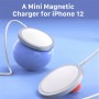 DrPhone CM10 - Draadloze 15W Oplader - Geschikt voor Magsafe + DrPhone Lunar 18W Adapter voor iPhone 12 series