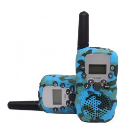 DrPhone WT388- 22 kanaals Walkie Talkies - Voor Kinderen – 6 Kilometer - Camouflage Groen
