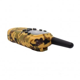 DrPhone WT388- 22 kanaals Walkie Talkies - Voor Kinderen – 6 Kilometer - Camouflage Geel
