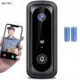 DrPhone UB1 WiFi-videodeurbel - 1080p HD-video - Bewegingsgeactiveerde waarschuwingen -2-weg audio- nachtzicht - IP65 waterdicht
