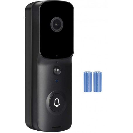 DrPhone UB1 WiFi-videodeurbel - 1080p HD-video - Bewegingsgeactiveerde waarschuwingen -2-weg audio- nachtzicht - IP65 waterdicht