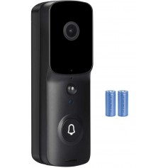 DrPhone UB1 WiFi-videodeurbel - 1080p HD-video - Bewegingsgeactiveerde waarschuwingen -2-weg audio- nachtzicht - IP65 waterdicht