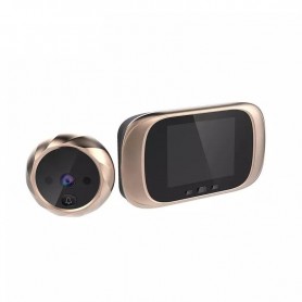 DrPhone Visual Series – Visual Door Viewer – Auto Loop - Deur Camera – 90 Graden Camera – Night Vision – Goud