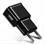 1 Pack DrPhone® Black Series - 10W Lader Oplader + 3 Meter Nylon iPhone + iPad Oplaadkabel - Zwart