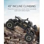 DrPhone RCX - RC Auto - 1:16 - 4WD - Off Road - Remote Control Auto met Accu - Aluminium Materiaal met Veren - Zwart