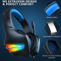 DrPhone GH6 Gaming Headset Koptelefoon 3.5mm Aux met Microfoon & RGB - 3D Surround Stereo 7.1 voor o.a PS4/ PS5, Xbox One, PC