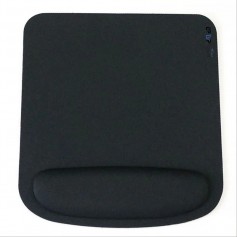 DrPhone Ergonomisch Muismat - Mousepad - Polssteun - Perfect voor Optische & Trackball Muis - Zwart
