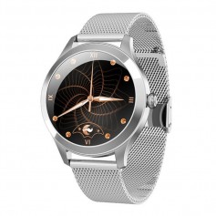 DrPhone L40 Optima - Smartwatch Vrouwen - Mode - Slimme Horloge - Hartslag Bloeddruk - IOS / Android - Goud