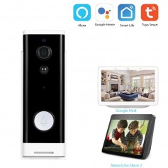 DrPhone DBW-A – Video Deurbel Camera – WiFi / 4G Smartphone - Audio - Full HD – Alexa Show / Google Assistent Nest Compatibel