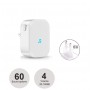 DrPhone DBW-A – Video Deurbel Camera – WiFi / 4G Smartphone - Audio - Full HD – Alexa Show / Google Assistent Nest Compatibel