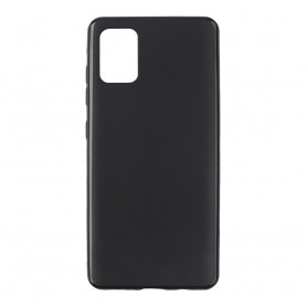 DrPhone SH40 - Samsung Note20 - Siliconen Hoesje - Zacht Hoesje - Zwart