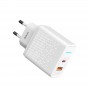 DrPhone HALO7 -18W Qualcom 3.0 Quick Charge Thuislader - USB-C input - Snel Lader met Intelligente LED indicator – Zwart