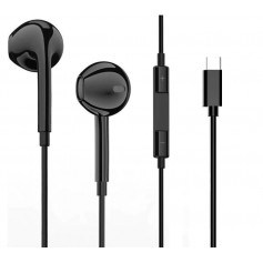 DrPhone HiFi3 PRO - USB-C Oordopjes Met DAC – Microfoon – TYPE-C Oordoppen Volume Controle - Zwart