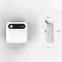 DrPhone PiX Pro + 3 Rollen Blauw - Telefoon Afdrukken - Bluetooth Printer - Draagbare Mini Printer - 57mm Label - Kinderen - Wit
