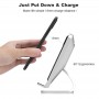 DrPhone 2COILS - Draadloos Opladen – 10W - 1.5 Times Faster – Led Licht - Micro USB – Grijs