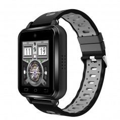 DrPhone SW1 - GPS Smartwatch Mannen – WiFI 4G Sim – 2MP Camera – Android 6.0 – 1GB/8GB – Hartslagmeter – Stappenteller – Zwart