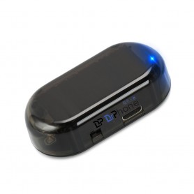 DrPhone A1 - Alarm licht - Voor op de auto / voertuigen - Werkt op zonne-energie - Autoalarm - Blauw Lampje