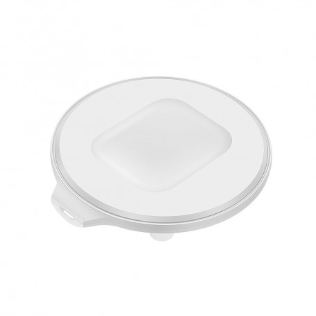 DrPhone DAO1 - Draadloze Oplaadstation Voor Bluetooth Oordoppen - 300 mA - 5v - Wit