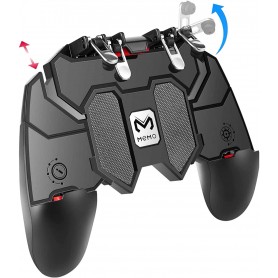 DrPhone GX7 Mobiele Game Controller - 4 Triggers [6 Vingerbediening] - Shooter Trigger Koelventilator - Power Bank (1200 mAh)