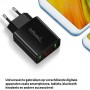 DrPhone ICO-1 - Magnetische Oplaadkabel - 5V 3A - Kabel + Thuislader 2 poorten USB Oplader met LED Display - Wit