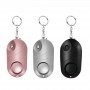 DrPhone KH1 - Zelfverdedigings apparaat - mini LED knop - Roze - 120-130dB - ABS - 120-130dB