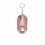 DrPhone KH1 - Zelfverdedigings apparaat - mini LED knop - Roze - 120-130dB - ABS - 120-130dB