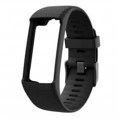 DrPhone SH1 Siliconen Horlogeband - Sportarmband Geschikt voor Polar A360 & A370 – Zwart