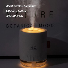 DrPhone H20 Plus - Humidifier H2O - Luchtbevochtiger – Verdamper – Aromatherapie - Geurverspreider – Grijs