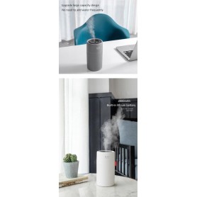 DrPhone H20 Plus - Humidifier H2O - Luchtbevochtiger – Verdamper – Aromatherapie - Geurverspreider – Grijs
