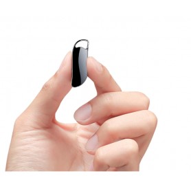 DrPhone DVR Digitale Spraakgestuurde Recorder – Sleutelhanger - Spraakrecorder - Audiorecorder – 64GB- Zwart