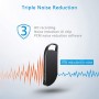 DrPhone DVR Digitale Spraakgestuurde Recorder – Sleutelhanger - Spraakrecorder - Audiorecorder – 64GB- Zwart