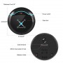 DrPhone RST1 – Robot Stofzuiger – Reinigingsmachine – USB Oplaadbaar – Automatische Smart Veger – 1200 MAHx2 - Zwart